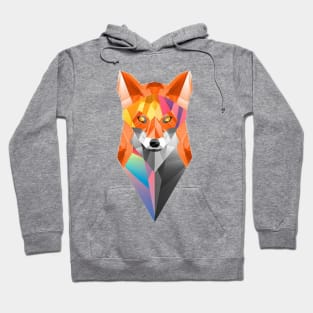 Geometric Fox Hoodie